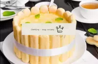 Pineapple sponge cake...