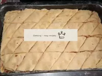 Put the second layer of dough on top, filling it a...