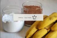 Prepariamo dei prodotti semplici. Le banane sono m...
