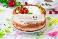 Before serving, garnish the cake as desired and se...