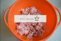 To make the filling, cut the pork into pieces and ...
