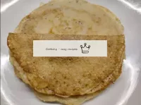 Fold the pancake in half. ...