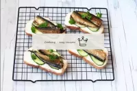 Serve sandwiches to the table, garnishing with par...