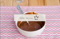 To do this, melt the chocolate along with the vege...