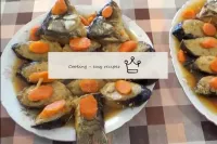 Pescado relleno en hebreo...