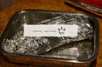 Place the envelope on a baking sheet and place to ...