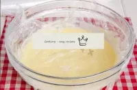 Cover the finished cream with a film so that the f...