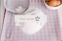 Be sure to sift the flour, this is important, sinc...