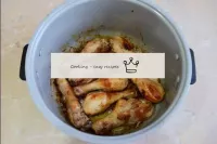 During frying, the lower legs slightly decreased i...