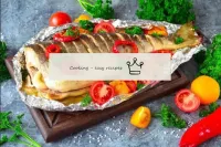 Pink salmon in the oven juicy and soft in foil who...