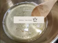 Transfer the gelatin mass to a saucepan and, const...