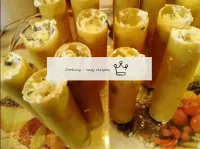 Fill cannelloni with prepared filling. To do this,...