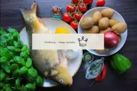 How to bake carp in the oven with vegetables? Prep...