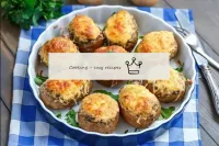 Mushroom-stuffed potatoes...