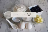 How to make a cupcake with blueberries? Prepare th...