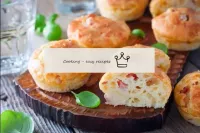 Cheese and ham cupcakes...