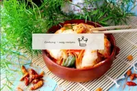 When served, kimchi can be cut into portions. ...