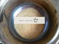 Boil the rice until ready. How to cook rice? Put i...