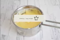 Remove the cream from the heat, add the vanillin a...