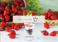 Cream strawberry dessert...