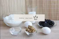 Prepare the products, egg from the refrigerator. S...
