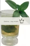 Cocktail with mint & quot; french blend & quot;...