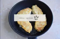 Ready-made cutlets will turn golden. Do not make a...