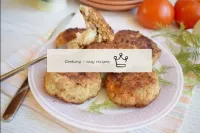 Ready-made cutlets can be served as an independent...
