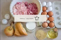 Wie man Koteletts mit einem Ei im Inneren macht? B...