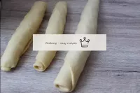 Do the same with other pieces of dough. Rolls shou...