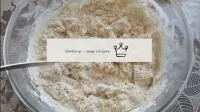 Make the dough: dissolve yeast, 2 spoons of sugar,...