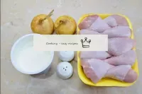 How to make chicken with onions in the oven? Prepa...