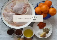 We prepare products. My tangerines, ginger root, g...