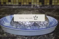 Wrap the chicken well in foil and send it to the o...