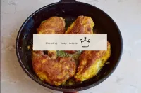 Under the lid, the chicken will cook faster, but t...