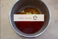 When water is added, the caramel hardens. Leave th...