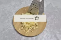 Grate the cheese over a coarse grater. ...