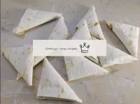 Wrap all triangles in this way. All the filling wi...