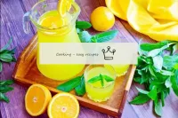 Limonade faite à partir d'oranges maison...
