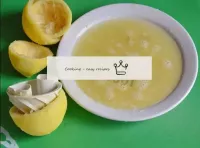 Pressons le jus de citrons. ...