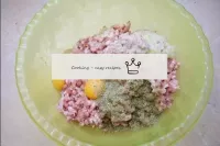 Add the eggs to the bowl. Sprinkle to taste with s...
