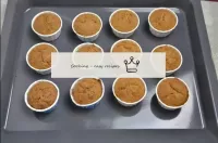 Peçam muffins por 25-35 minutos no forno a uma tem...