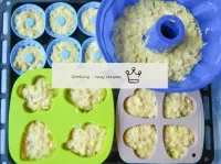 Use os moldes para maffins e cupcakes para cozinha...