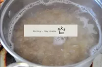 cook pasta in salted water, drain...