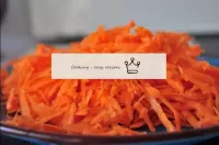 cortar zanahorias...