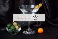 Martini avec vodka cocktail james bond...
