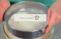 Take a fine sieve and sift into a bowl with a liqu...