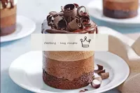 Mousse çikolatalı kek...