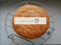 Remove the finished biscuit from the tin onto the ...