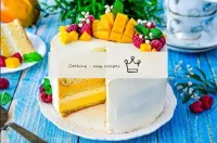 Mousse mango cake...